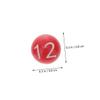 LIOOBO 2packs Raffle Balls Bingo Game Balls Plastic Seamless Spheres Easy Read Numbers for Party Games Weddings view 2