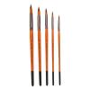 5 Pieces of Artist Brush Set Nylon Wool Wood Black Handle Watercolor Acrylic Oil Painting Brush Painting Art Supplies(Australia) view 1