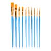 10 Pc Paint Brushes Watercolor Brush Set Art Glass Paintbrushes Black Handle Watercolor Acrylic Oil Brush Painting Art Supplies(France) view 1