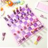 JOINPAYA 1set Chess Toys for Boys and Girls and Adults Educational Travel Chess Board Game Cartoon Design for Developing Thinking Skills and Imagination view 4