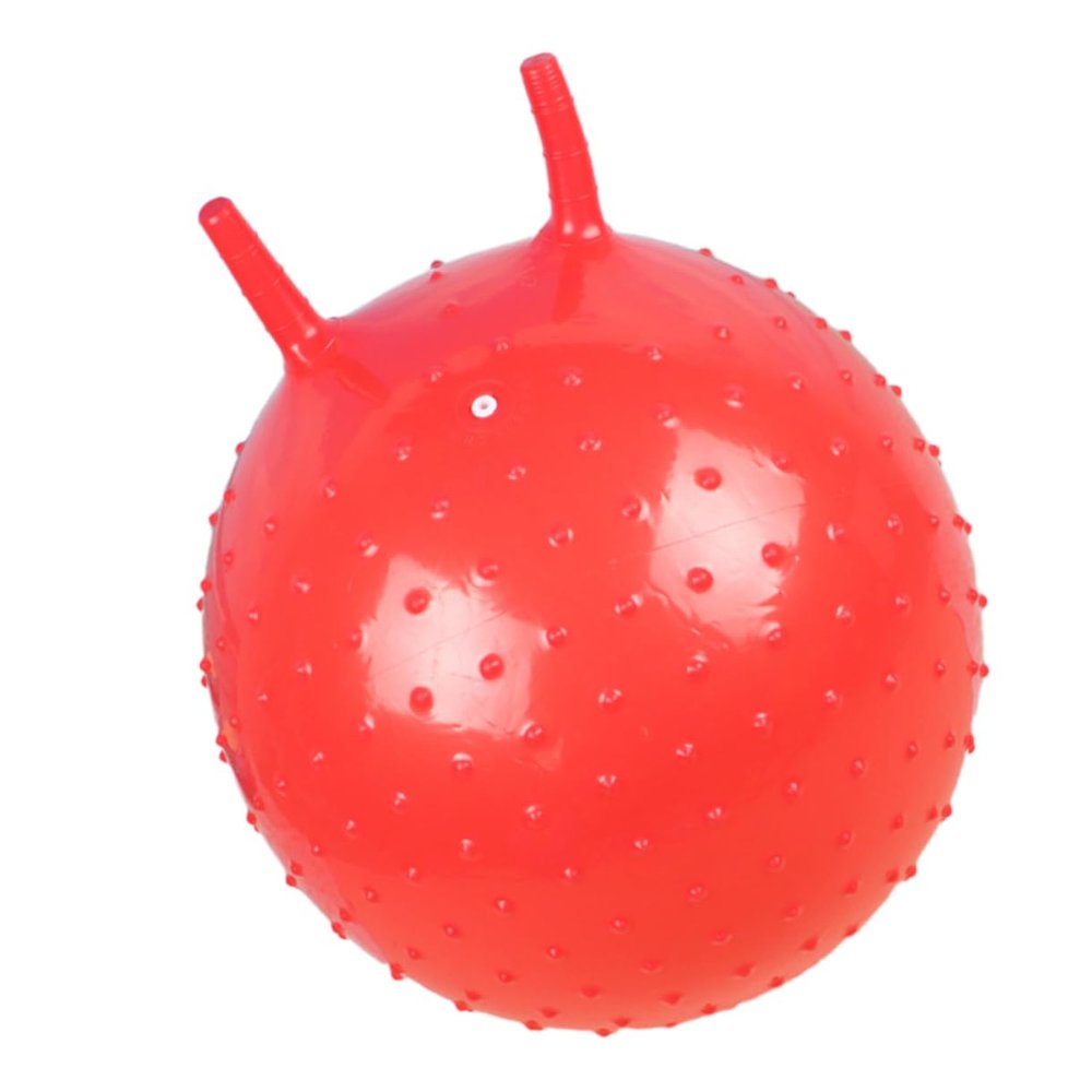 Vaguelly Creative Inflatable Croissant Jumping Ball for Boys and Girls 45cm Massage Exercise Ball with Random Patterns for Indoor Play and Fitness