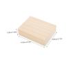 Vaguelly Creative Wooden Poker Cards Storage Box Lid Unfinished Wood for Poker and Trading Card Games view 2