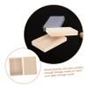 Vaguelly Creative Wooden Poker Cards Storage Box Lid Unfinished Wood for Poker and Trading Card Games view 4