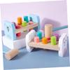 WOONEKY 1Set Adorable Hammering for Funny Knocking Plaything for Early Education and Cognitive Development Safe and for Boys and Ages Present view 3