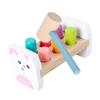 BCOATH 1Set Adorable Rabbit Hammering for Early Education Learning for Safe and Lightweight for Home School and view 1