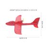 Abaodam 1Pc Throwing Airplane Outdoor Flying Glider for Lightweight and Safe Enhances Hand Eye Coordination for Boys and Parent Activity view 2