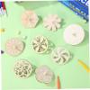 DOITOOL 8pcs Wooden Gyro Unpainted Rotating Tops Educational Playthings for Creative DIY Durable Wooden Construction Fun Family Activities view 3
