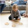 DOITOOL 8pcs Wooden Gyro Unpainted Rotating Tops Educational Playthings for Creative DIY Durable Wooden Construction Fun Family Activities view 4