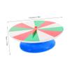 Abaodam Portable Color Teaching Turntable Compact Rotating Game Prize Wheel for Classroom and Party Fun for DIY Learning and Events Safe and Design view 2