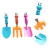 BESPORTBLE Mini Garden Shovel and Cartoon Fork Set for Boys and Girls Multi-Function Planting and Sand Digging Tools Lightweight Gardening Accessories for Beach and Backyard view 2
