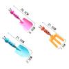 BESPORTBLE Mini Garden Shovel and Cartoon Fork Set for Boys and Girls Multi-Function Planting and Sand Digging Tools Lightweight Gardening Accessories for Beach and Backyard view 4