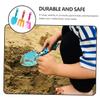 Kisangel Boys and Girls Gardening Tools Set Child Garden Shovel and Fork Sturdy Beach Sand Excavating Tools for Outdoor Fun for Little Gardeners view 2