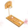 Abaodam Mini Basketball Machine Basketball for Toddlers Wooden Toy Parent-boy Girl Activity Creative Game view 2