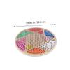 TOYANDONA 1 Set Wooden Chinese Checkers Game for Board and Pegs Educational Plaything for Developing Intelligence and Coordination Fun Family Activity for Travel Parties view 2