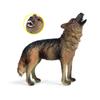 Abaodam 1PC Realistic Roaring Wolf Model Detailed Simulation Animal Figure for Home Car Decor Present for Boys Odor Wildlife Model view 3