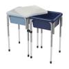 Back2School Express Double Sensory Table with Lids, Adjustable Table, Navy/Powder Blue view 1
