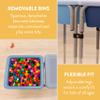 Back2School Express Double Sensory Table with Lids, Adjustable Table, Navy/Powder Blue view 4