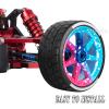BRCatWPark RC Highway Tires Wheel for 1/8 Typhon 6s BLX,1/7 Infraction 6S BLX/Limitless,RC Wheel Rim & Rubber Highway Tires RC Drift Wheels and Tires,Blue Pink view 3