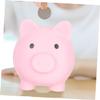 Abaodam 2pcs Creative Cartoon Piggy Bank for Kids Unbreakable Vinyl Coin Saving Pot Decorative Money Box for Boys and Girls for Birthdays and Festivals view 2