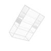 GOOHOCHY Display Box Decorative Storage Organizer for Dolls Miniature Collectibles Figures Dustproof Integrated Design for Easy Access and Showcase view 1