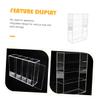 GOOHOCHY Display Box Decorative Storage Organizer for Dolls Miniature Collectibles Figures Dustproof Integrated Design for Easy Access and Showcase view 2