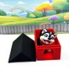 3D Printed Dog with Dog House, Articulated Baby Husky Chibi Edition Toy, Posable and Movable Head and Joints Animal, Fidget ADHD Autism Toy CH001-1X-RH view 4