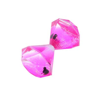 Alipis Diamond Sandglass Liquid Motion Timer Hourglass Sensory for Calming Desk Decor Engaging Present Bubble Flow