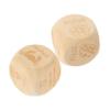BCOATH 2Pcs Wooden Food Decision Fun Date for Meal Choices Relaxation Relief Creative Dinner Game for Families Unique Present Idea view 1