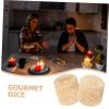 BCOATH 2Pcs Wooden Food Decision Fun Date for Meal Choices Relaxation Relief Creative Dinner Game for Families Unique Present Idea view 2