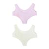 niannyyhouse 10cm 15cm-17cm 20cm Plush Doll Clothes Solid Color Swimsuit Dolls Dressup (Pink+Beige, 20cm) view 1