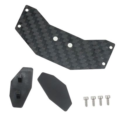 RC Rear Wing Spoiler 6.5cmx2.8cm RC Off Road Accessories Carbon Fiber for Micro-b 2WD Buggy 1: 24, Bolt on