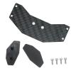 RC Rear Wing Spoiler 6.5cmx2.8cm RC Off Road Accessories Carbon Fiber for Micro-b 2WD Buggy 1: 24, Bolt on view 1