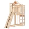 Playhouse Natural Wood Solid Pine Wood Medium Sturdy Playhouse view 3