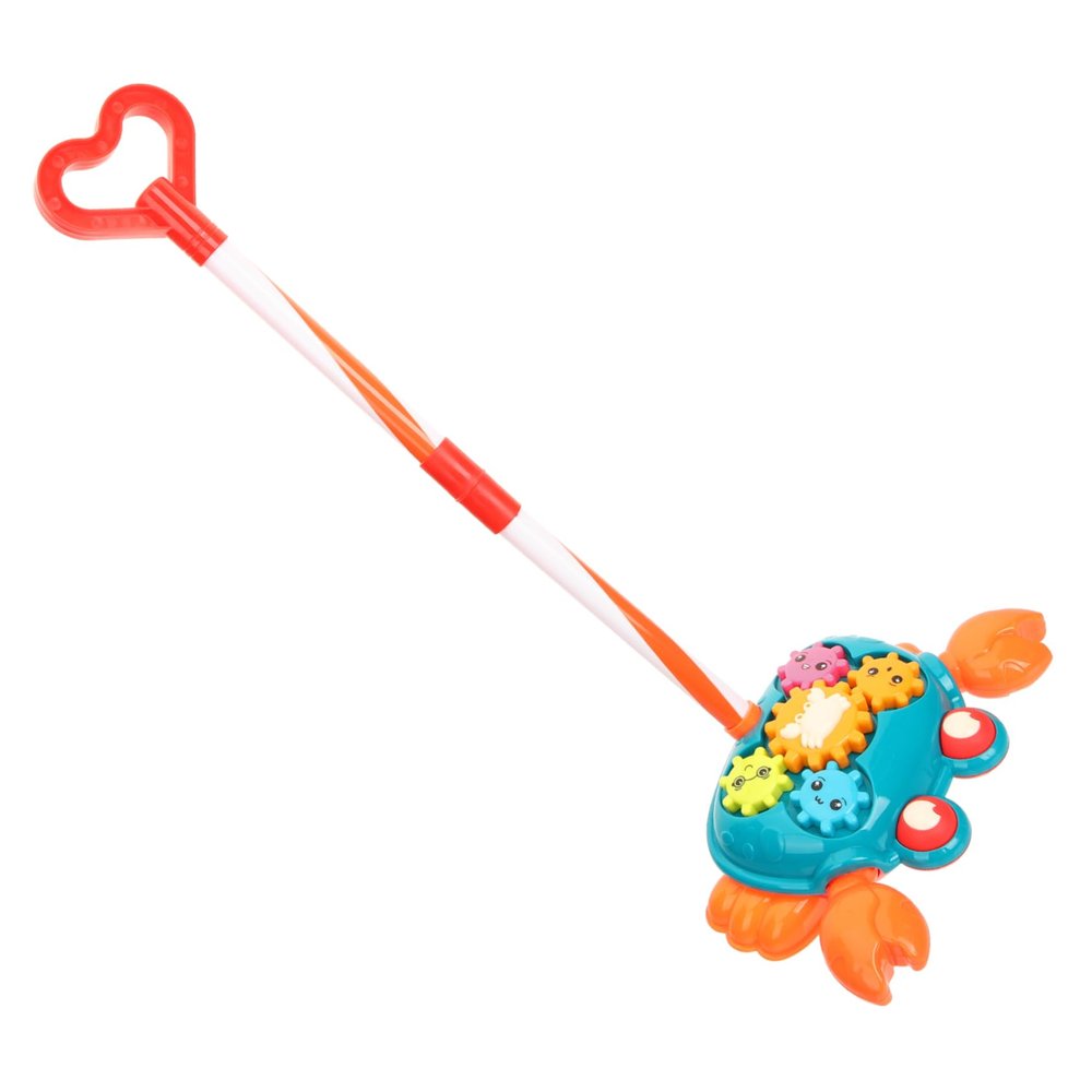 BESPORTBLE Crab Push Pull Walker for Educational Push for Learning to Walk Stimulate Hand Eye Coordination Fun Present