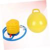 GALPADA 2pcs Inflatable Hop Balls for Boys and Girls Pump Bouncing Ball Toys to Enhance Coordination and Balance for Indoor Fun Exercise for Boy Girl view 2