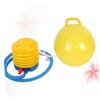 GALPADA 2pcs Inflatable Hop Balls for Boys and Girls Pump Bouncing Ball Toys to Enhance Coordination and Balance for Indoor Fun Exercise for Boy Girl view 3
