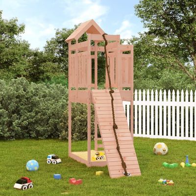 Playhouse Wooden Color Solid Douglas Wood Large Durable