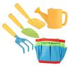 Hohopeti Boys and Girls Gardening Tool Set for Boys and Girls Mini Garden Tools Watering Can Shovel and Rake for Outdoor Planting and Beach Fun view 1