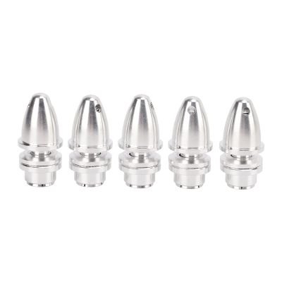 FRELEAN 5PCS Aluminum Paddle Clamp Clip for 5.0MM Shaft Motor | RC Fixed Wing Aircraft Propeller Mount | Lightweight Nylon & Alloy Construction | Streamlined Design for Speed Boost