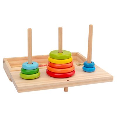 BCOATH 1Set Stackable Ring Engaging Educational Circles for Developing Creativity Color Recognition and Parent Interaction Travel for Ages