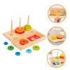 BCOATH 1Set Stackable Ring Engaging Educational Circles for Developing Creativity Color Recognition and Parent Interaction Travel for Ages view 2