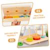 BCOATH 1Set Stackable Ring Engaging Educational Circles for Developing Creativity Color Recognition and Parent Interaction Travel for Ages view 3