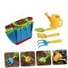 ORFOFE Boys and Girls Gardening Tools Set Mini Shovel Rake Watering Can Outdoor Gardening Supplies for Boys and Girls for Beach and Planting Activities view 3