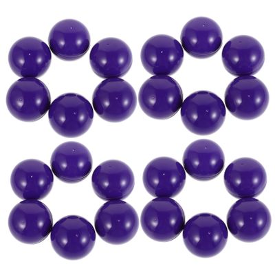 FOYTOKI 50 Pcs 4CM Plastic Raffle Balls Fillable Drawing Balls for Birthday Parties Vending Machines and Game Nights Hollow Round Containers for Prizes and Giveaways