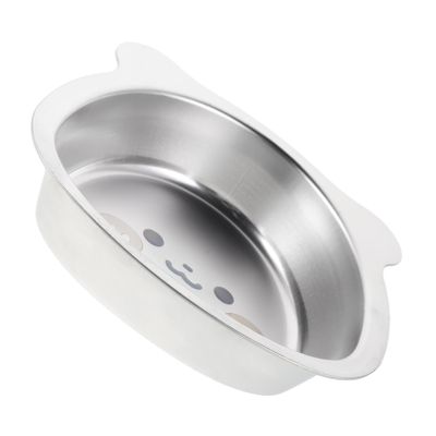Mobestech Stainless Steel Boy Girl Bowl Anti-drop Dinnerware with Fun Cartoon Design Snacks Cereal and Mealtime Enjoyment for Boy Girl