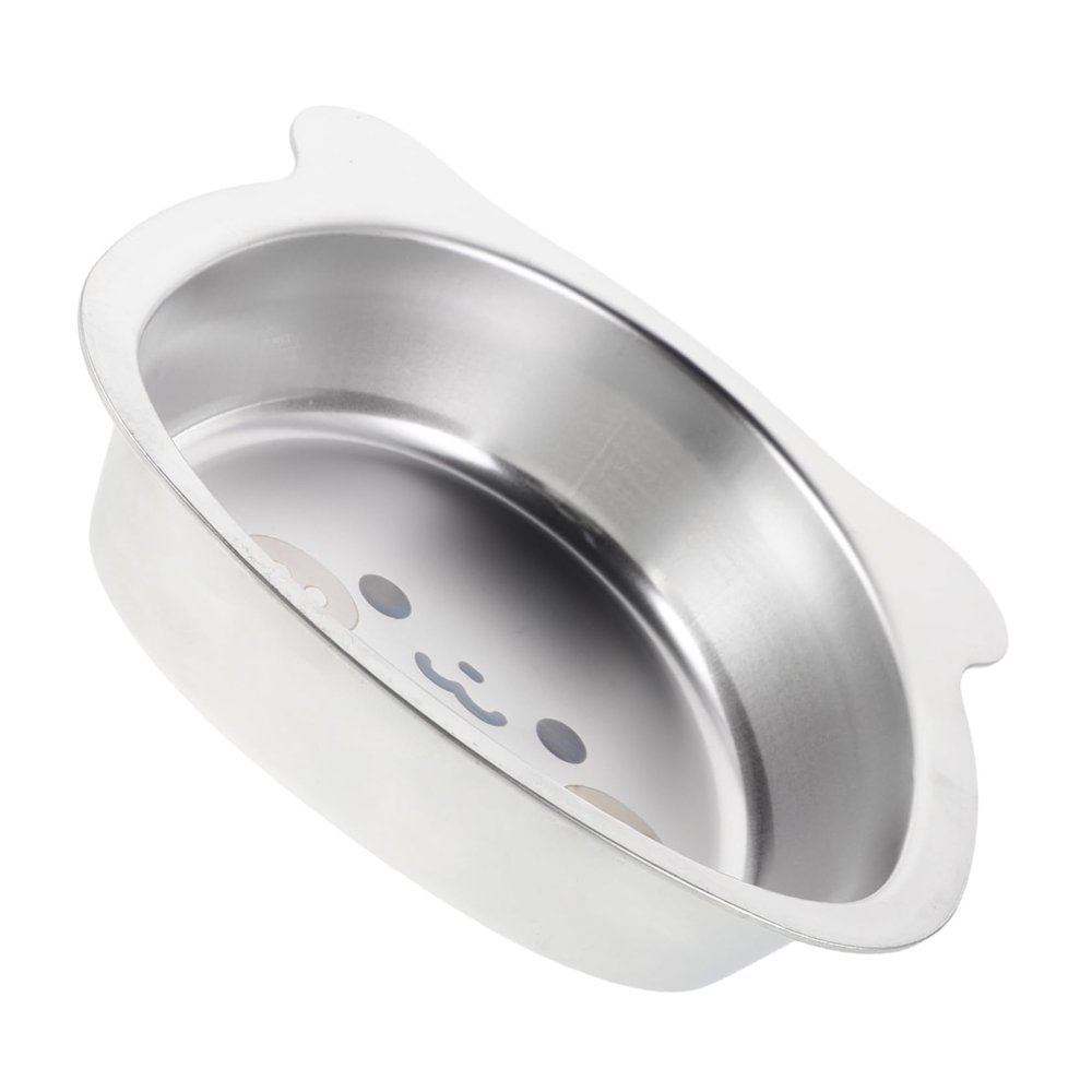 Mobestech Stainless Steel Boy Girl Bowl Anti-drop Dinnerware with Fun Cartoon Design Snacks Cereal and Mealtime Enjoyment for Boy Girl