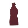 1:12 Scale Women Dress Mini Doll Elastic Dress Miniature Casual Stylish Fashion Clothing for 6'' Action Figure Body Accessory, red view 1