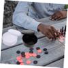 HONITANO 4pcs Plastic Go Chess Pieces Storage Container Black White Game Stones Box Cover Lightweight and Design for Easy Organization and Cleaning view 4