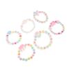 BESPORTBLE 6Pcs Cartoon Jewelry Bracelets Beaded Bracelets with Unique Shapes Crown Heart Envelope Flower Cloud Elastic Accessories view 1
