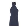 1:12 Scale Women Dress Mini Doll Elastic Dress Miniature Casual Stylish Fashion Clothing for 6'' Action Figure Body Accessory, Dark Blue view 1